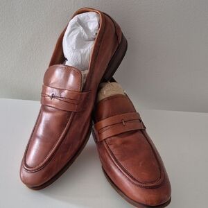 Aldo Tan Leather Slip-On Loafers